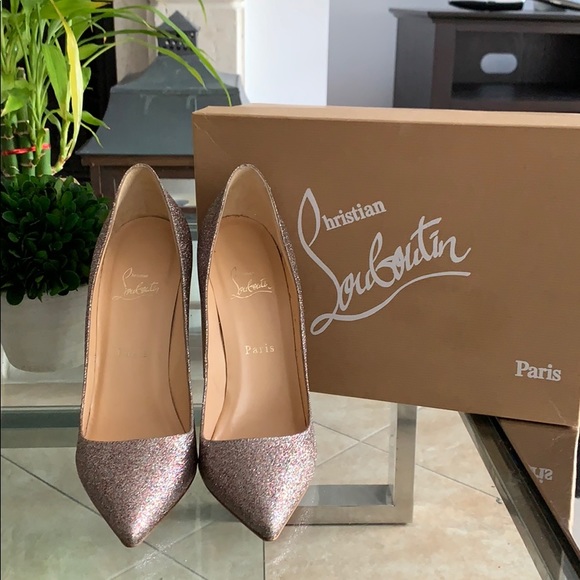 Christian Louboutin Shoes - Pigalle 120mm Glitter Christian Louboutin size 39